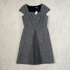 NWT Ann Taylor Factory Cap Sleeve Pleated Dress 12